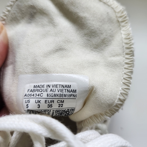 Converse Chuck Taylor Platform 3D Floral White Youth Kawaii Y2K Styl Sz 5 Preppy - Picture 7 of 11